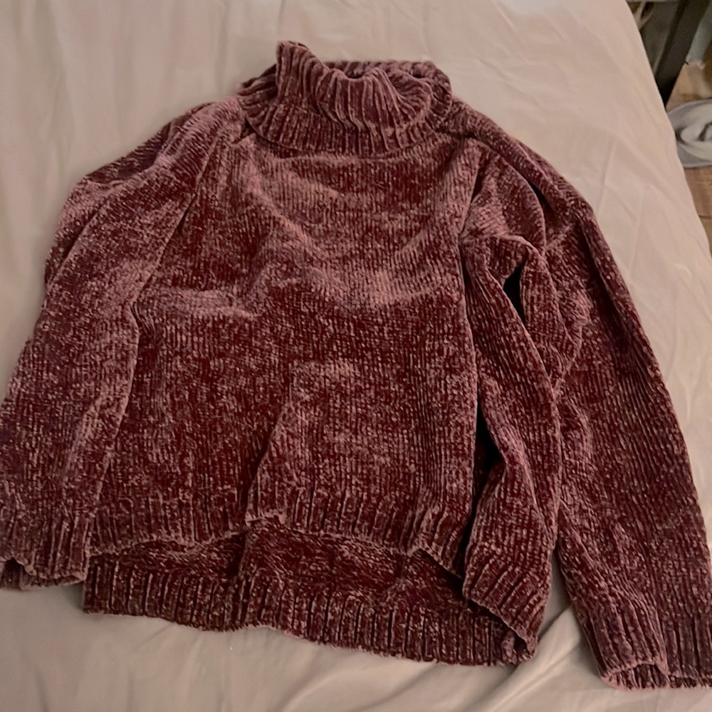 Purple soft sweater